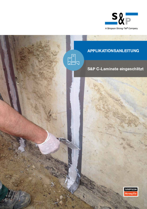 Applikationsanleitung S&P C-Laminate eingeschlitzt