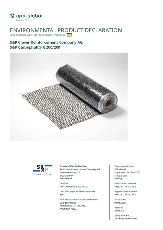 EPD S&P Carbophalt® G 200/200 (Englisch)