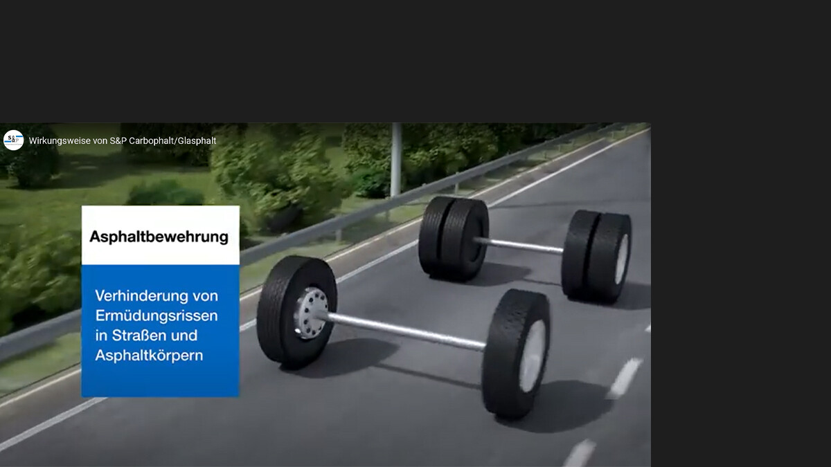 Animationsvideo Asphaltbewehrung