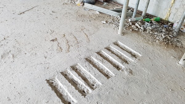 Aussparung für Schubbügelverstärkung DOK